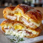 Turkey and Havarti Croissant Sandwich – Buttery, Melty & Packed with Savory Flavor!