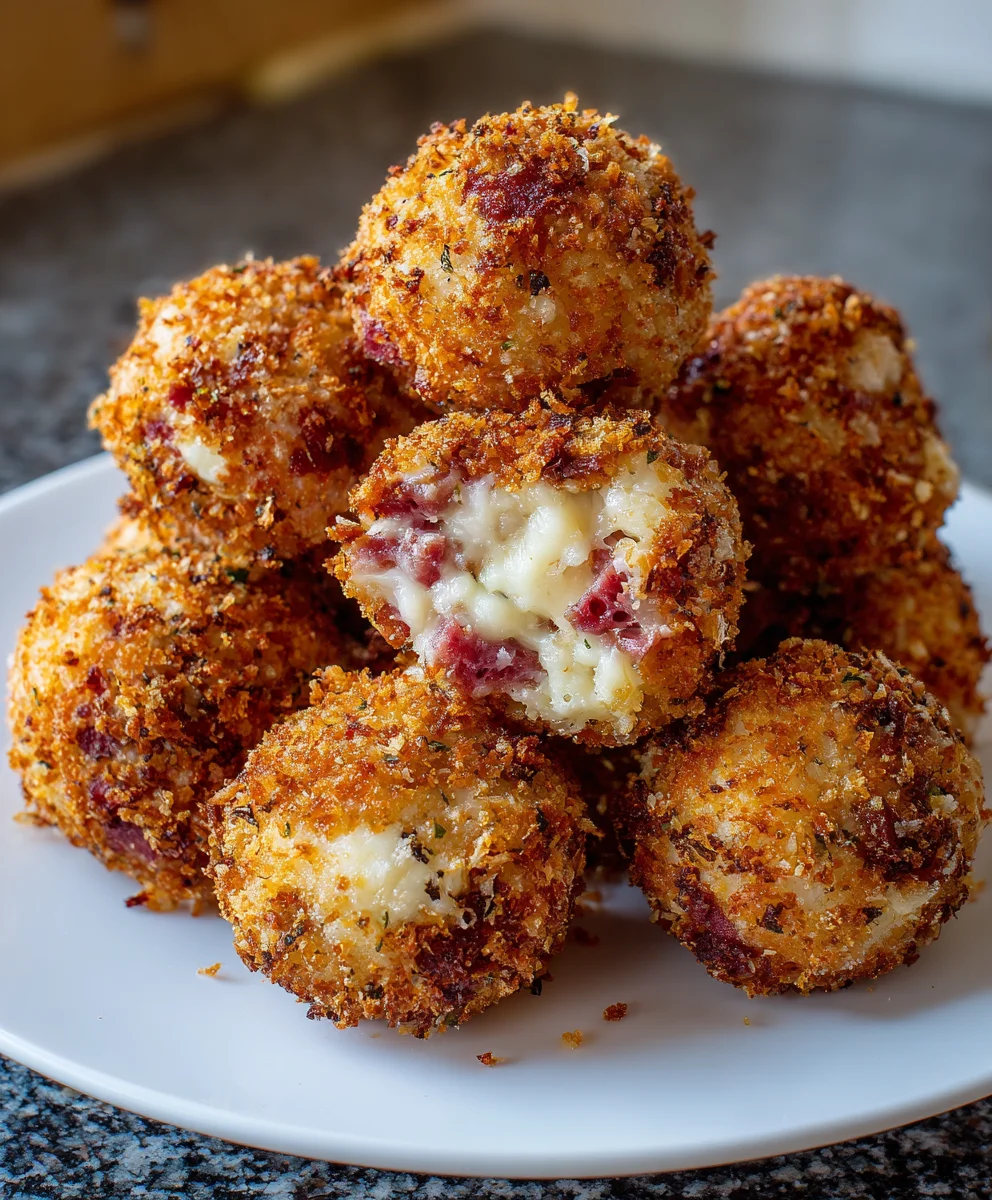 Crispy Reuben Balls – Crunchy, Cheesy & Packed with Classic Deli Flavor!