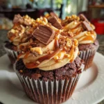 Ultimate Snickers Cupcakes – Rich, Gooey & Loaded with Chocolate Caramel Bliss!