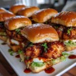 Mouthwatering Jimmy’s Bang Bang Chicken Sliders – Crispy, Saucy & Packed with Bold Flavor!