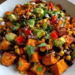 Roasted Sweet Potato Black Bean Salad – Hearty, Fresh & Packed with Bold Flavor!