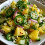 Pineapple Cucumber Salad – Fresh, Juicy & Bursting with Tropical Flavor!