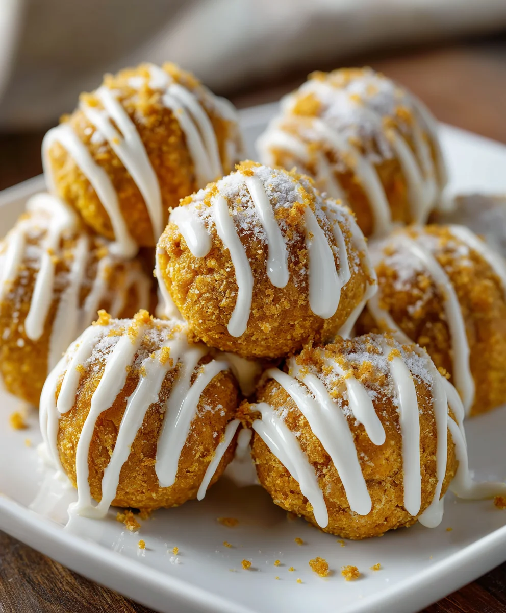 No-Bake Pumpkin Cheesecake Balls – Creamy, Cozy & Packed with Fall Flavor!