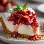 Strawberry Lemonade Pie – Creamy, Tangy & Bursting with Summer Berry Flavor!