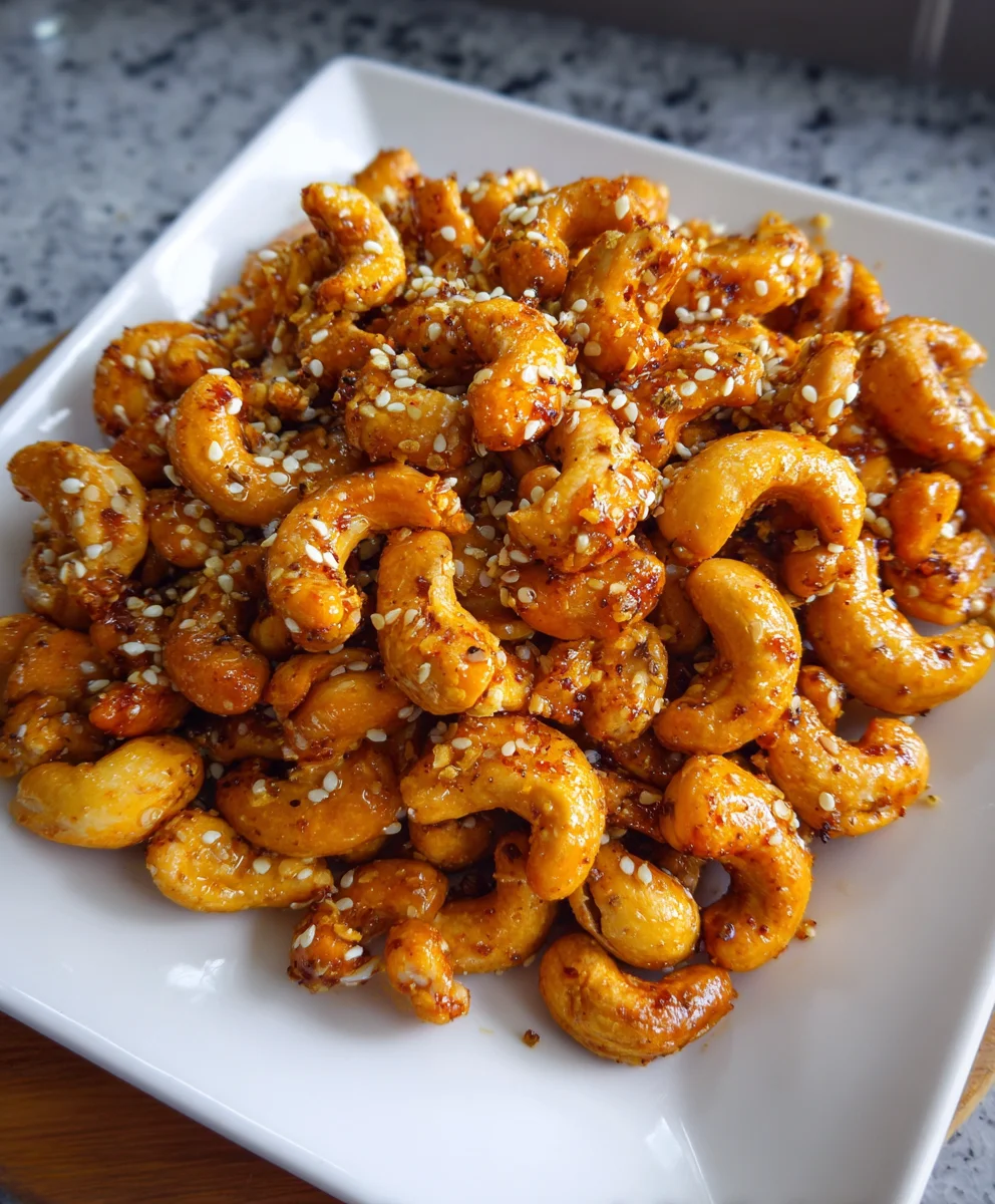 Honey Sesame Cashews – Sweet, Crunchy & Packed with Nutty Flavor!