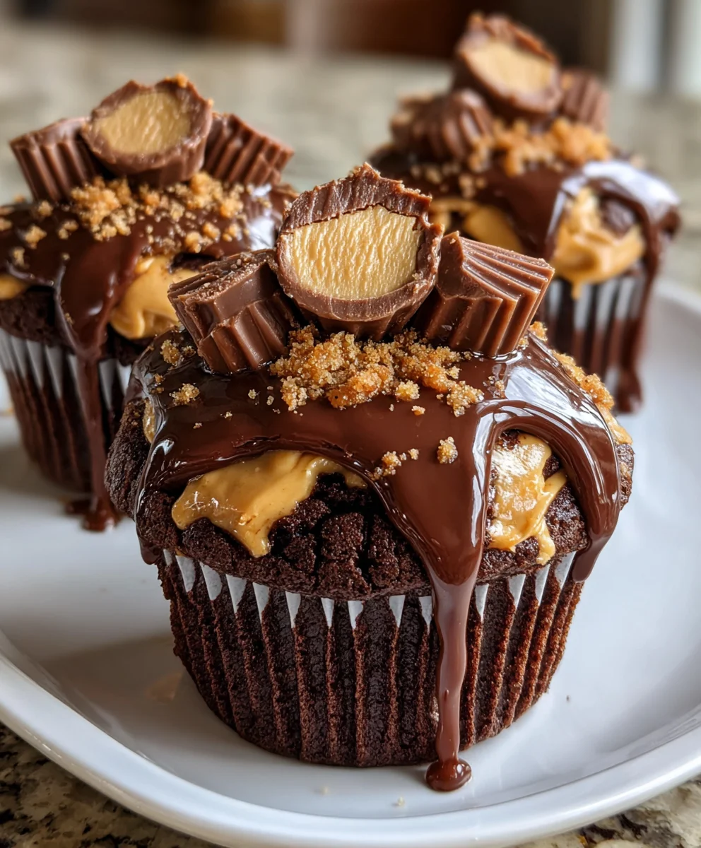 Reese’s Peanut Butter Cupcakes – Rich, Creamy & Packed with Chocolate Peanut Butter Bliss!