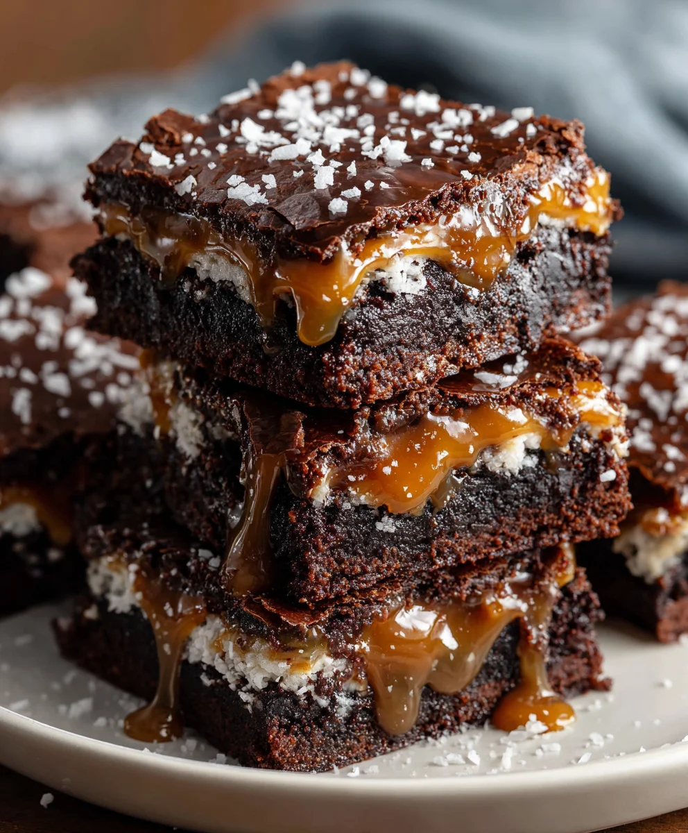 Decadent Samoa Brownies Recipe – Fudgy, Gooey & Loaded with Caramel Coconut Bliss!