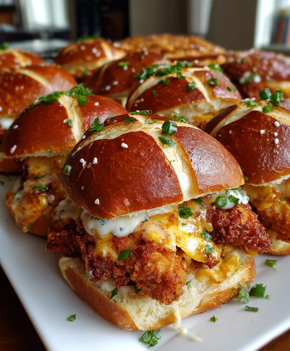 Jalapeño Ranch Chicken Sliders – Cheesy, Spicy & Packed with Bold Flavor!