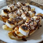 S’mores Banana Boats – Gooey, Chocolatey & Packed with Campfire Flavor!