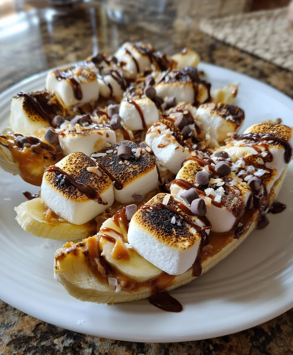 S’mores Banana Boats – Gooey, Chocolatey & Packed with Campfire Flavor!