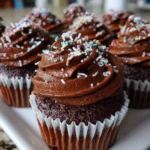 Ultimate Double Chocolate Cupcakes – Rich, Fudgy & Every Chocolate Lover’s Dream!