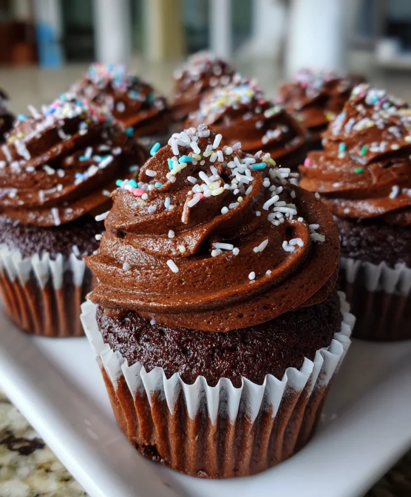 Ultimate Double Chocolate Cupcakes – Rich, Fudgy & Every Chocolate Lover’s Dream!