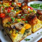 Easy Make-Ahead Breakfast Casserole – Hearty, Cheesy & Perfect for Busy Mornings!