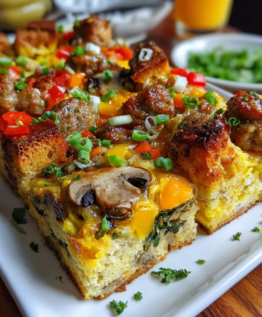 Easy Make-Ahead Breakfast Casserole – Hearty, Cheesy & Perfect for Busy Mornings!