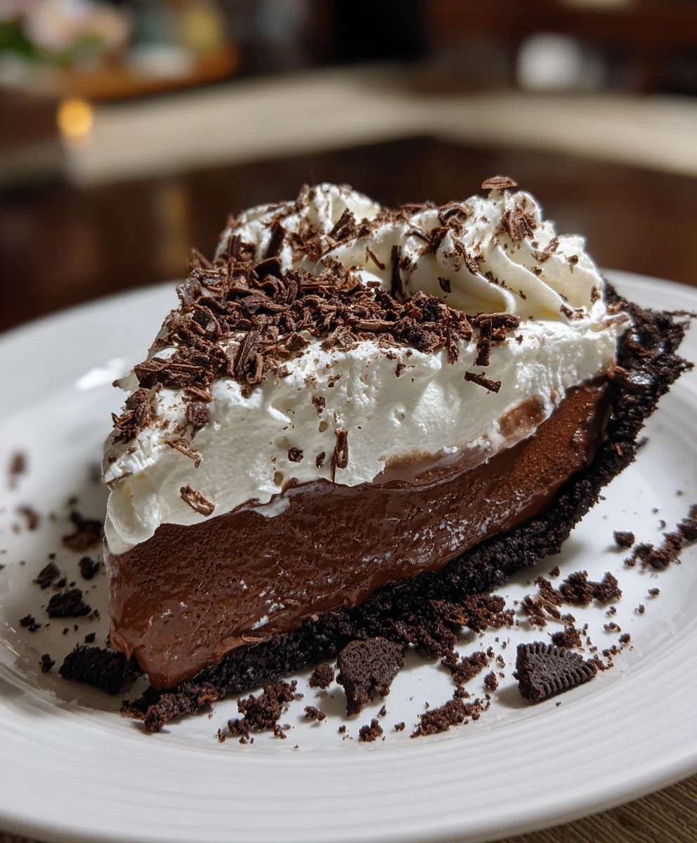 Classic French Silk Pie – Rich, Silky & Pure Chocolate Perfection!