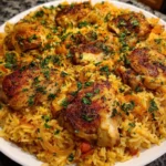Forgotten Chicken and Rice – Creamy, Cozy & The Ultimate Easy Comfort Meal!