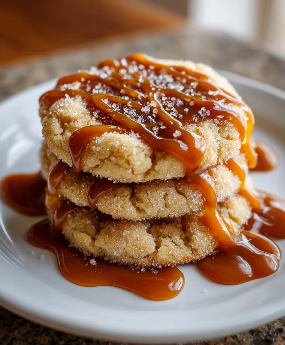 Caramel Cheesecake Cookies – Soft, Creamy & Drizzled with Sweet Caramel Goodness!
