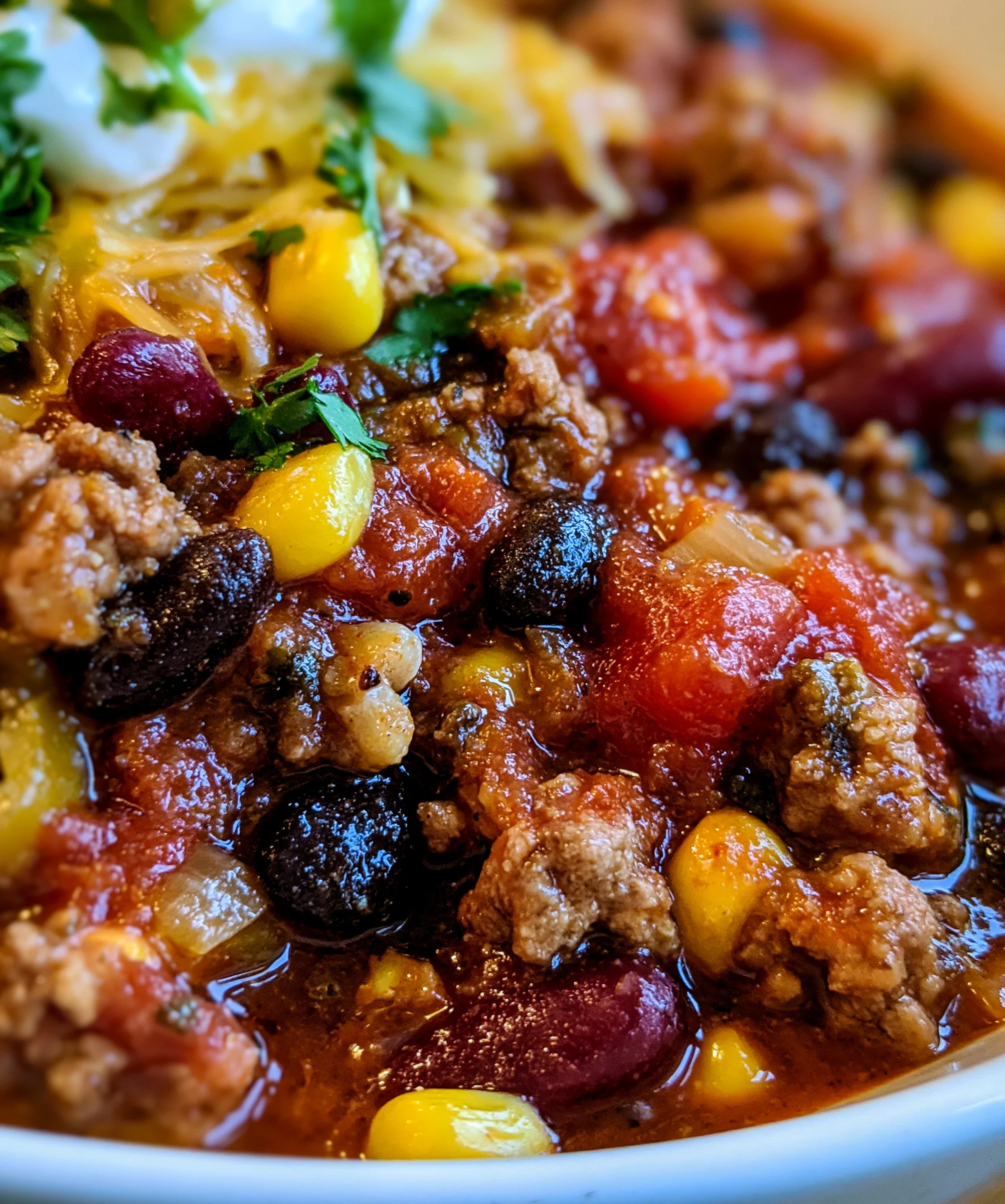 Beef Taco Chili – Hearty, Bold & Loaded with Tex-Mex Flavor!