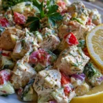 Cucumber Chicken Salad – Fresh, Creamy & Packed with Crisp Flavor!