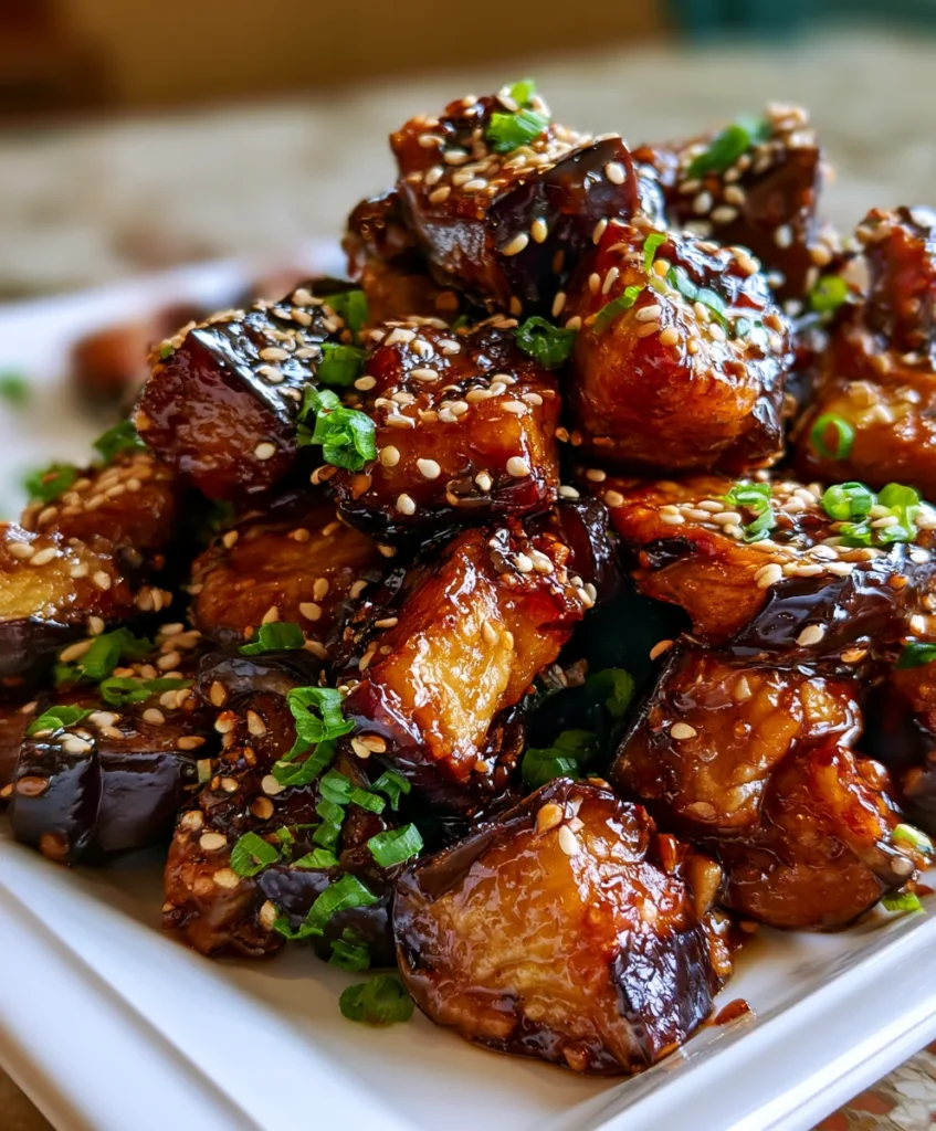 Sticky Soy Garlic Japanese Eggplant – Savory, Tender & Bursting with Umami Flavor!