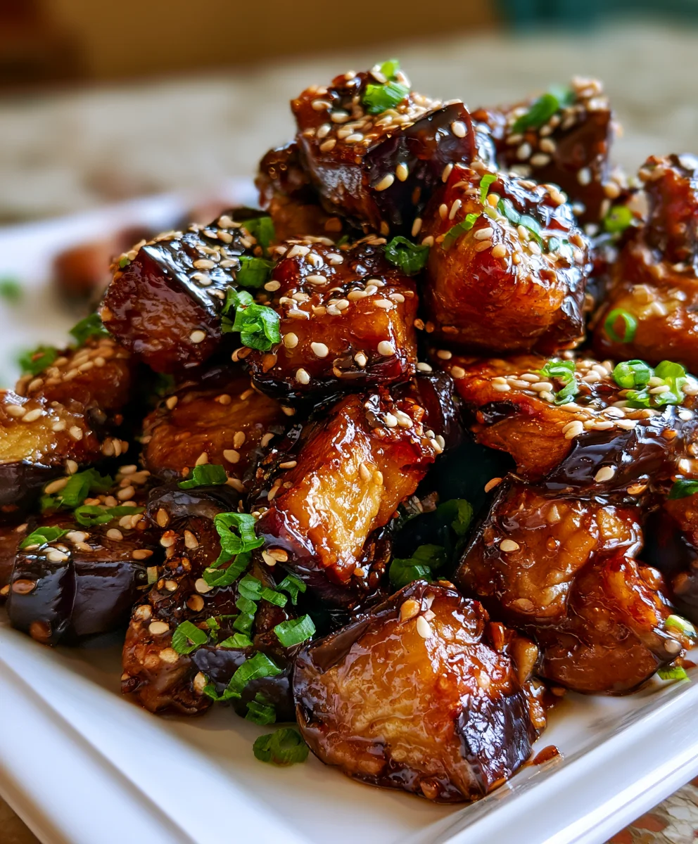 Sticky Soy Garlic Japanese Eggplant – Savory, Tender & Bursting with Umami Flavor!