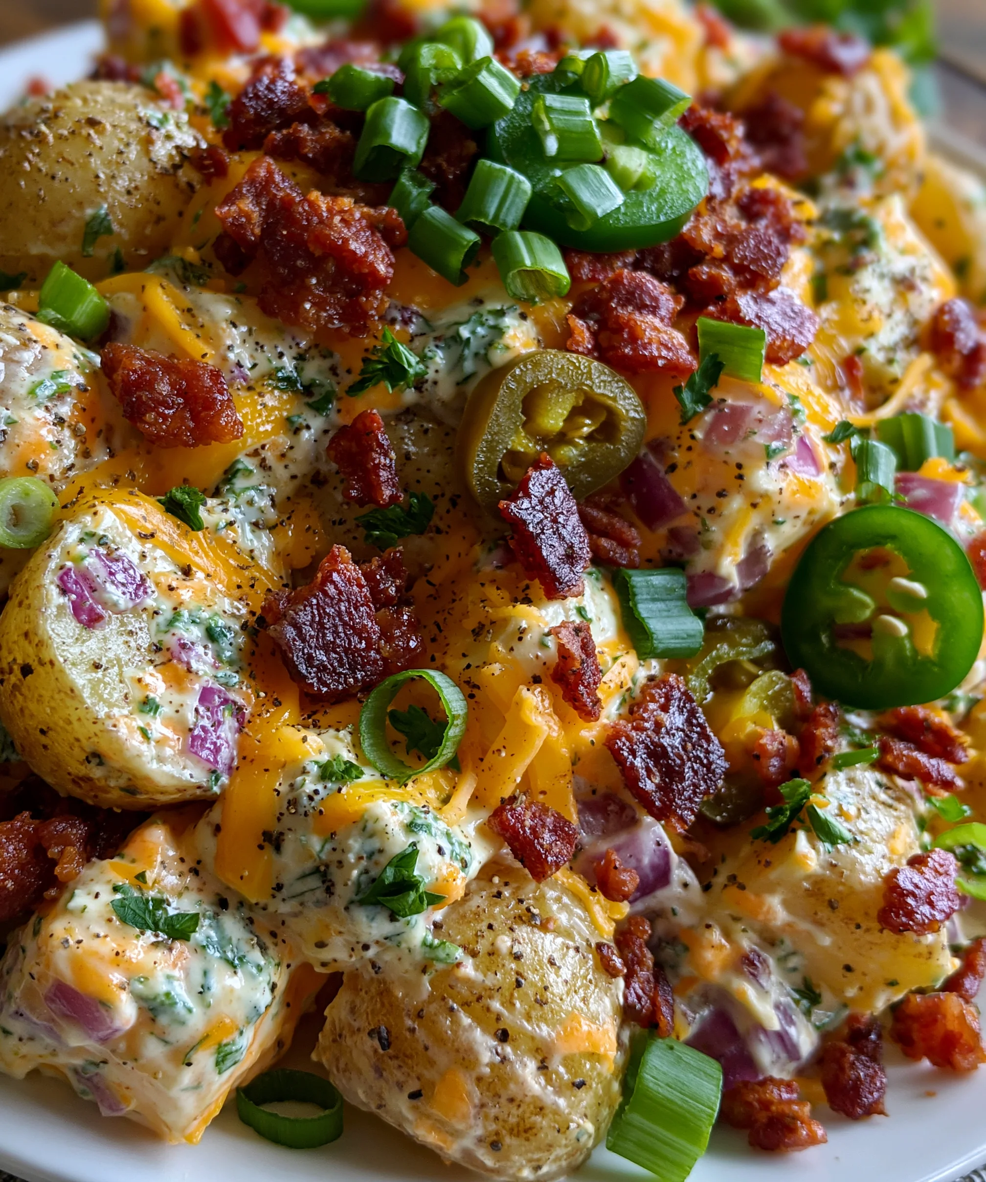 Jalapeño Popper Potato Salad – Creamy, Cheesy & Packed with Bold Flavor!