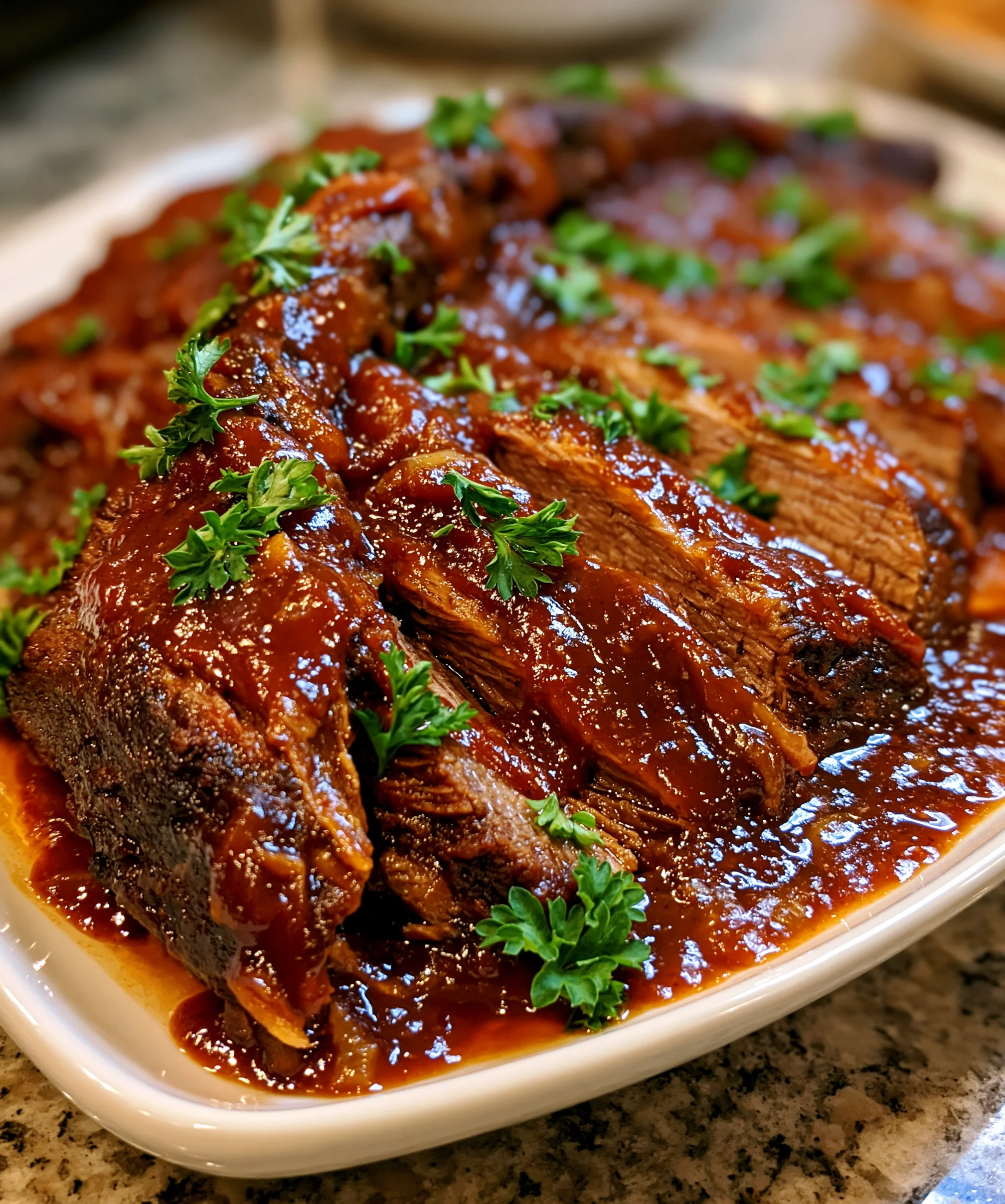 Slow Cooker Brisket – Tender, Juicy & Melt-in-Your-Mouth Delicious
