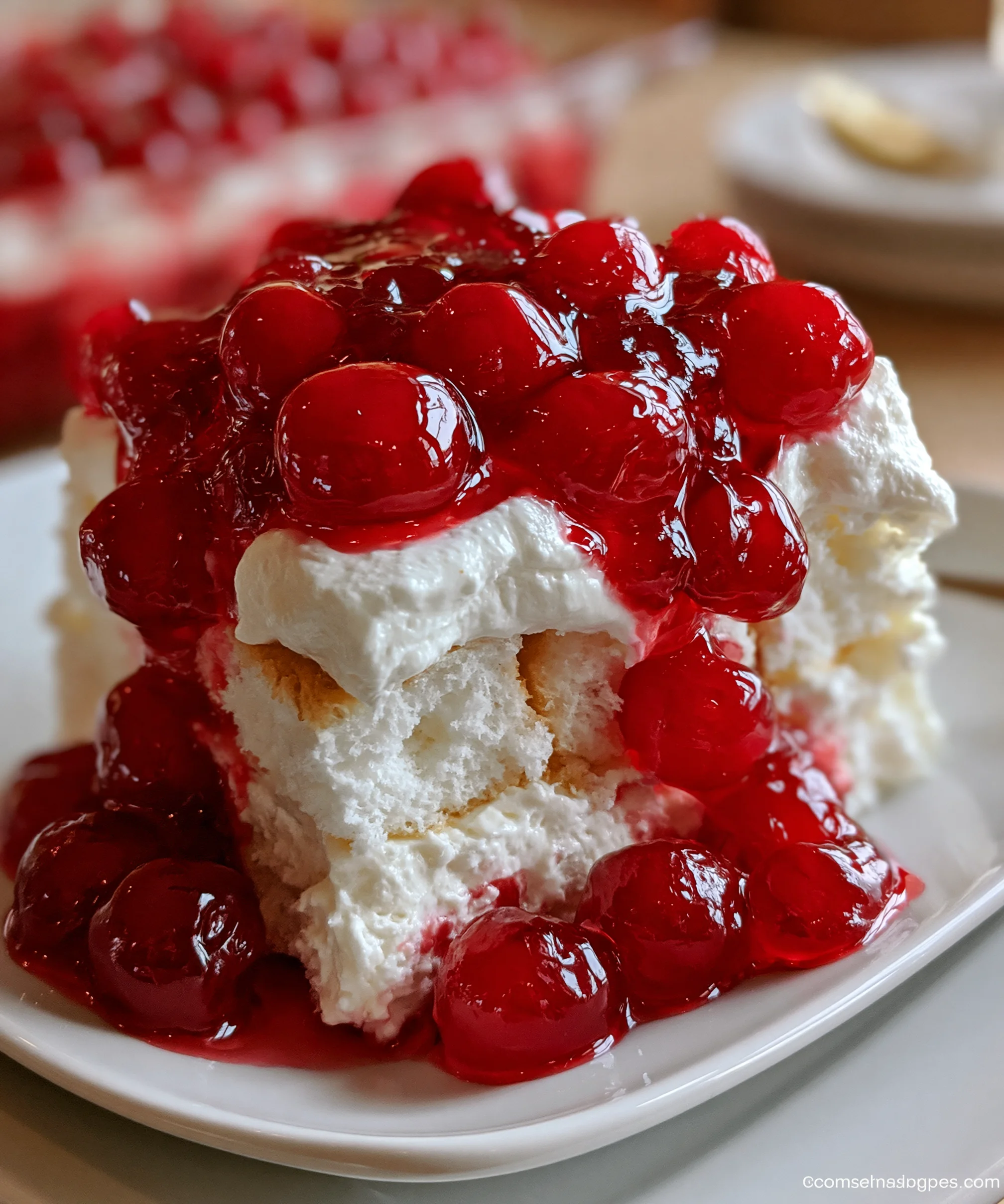 Cherries in the Snow – Creamy, Fruity & A Classic No-Bake Favorite!