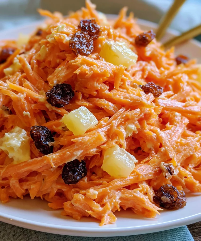 Carrot Salad – Fresh, Crunchy & Bursting with Bright Flavor!