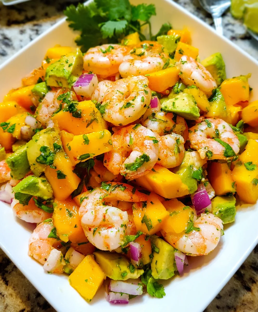 Mango Pineapple Shrimp Salad – Fresh, Tropical & Bursting with Sweet Coastal Flavor!