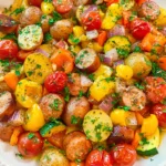 30-Minute Sausage and Veggie Skillet – Quick, Hearty & Packed with Flavor!