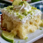 Key Lime Poke Cake – Tangy, Creamy & Bursting with Citrus Flavor!