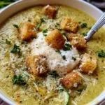 Zucchini Soup – Creamy, Comforting & Bursting with Fresh Garden Flavor!
