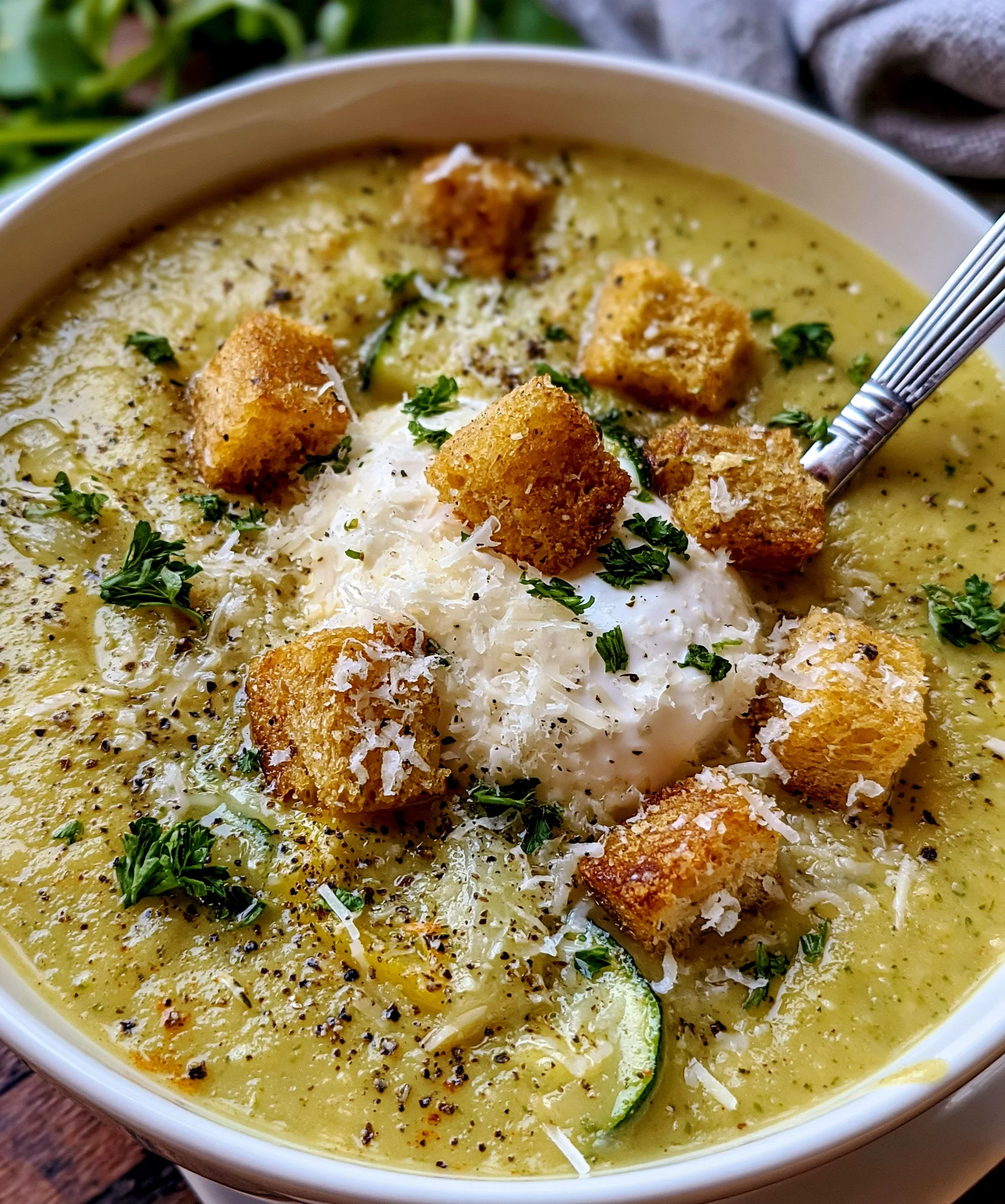 Zucchini Soup – Creamy, Comforting & Bursting with Fresh Garden Flavor!