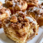 Sour Cream Coffee Cake Bites – Soft, Buttery & Swirled with Cinnamon Goodness!
