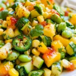 Sweet and Sour Zucchini Salad – Crisp, Tangy & Bursting with Garden-Fresh Flavor!