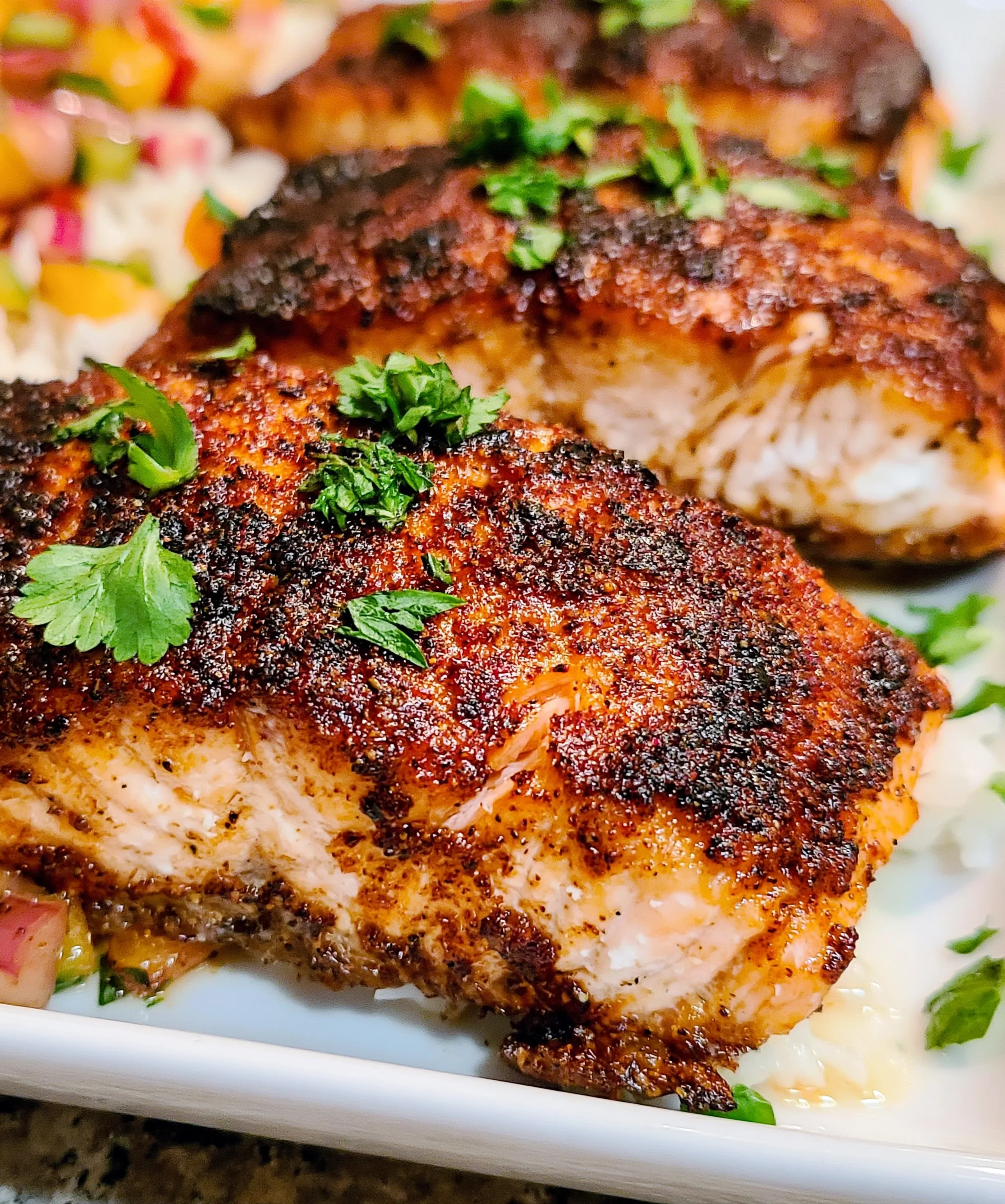 Baked Blackened Salmon – Bold, Flaky & Packed with Smoky Cajun Flavor!