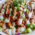 Buffalo Chicken Bowls – Spicy, Creamy & Packed with Bold Flavor!