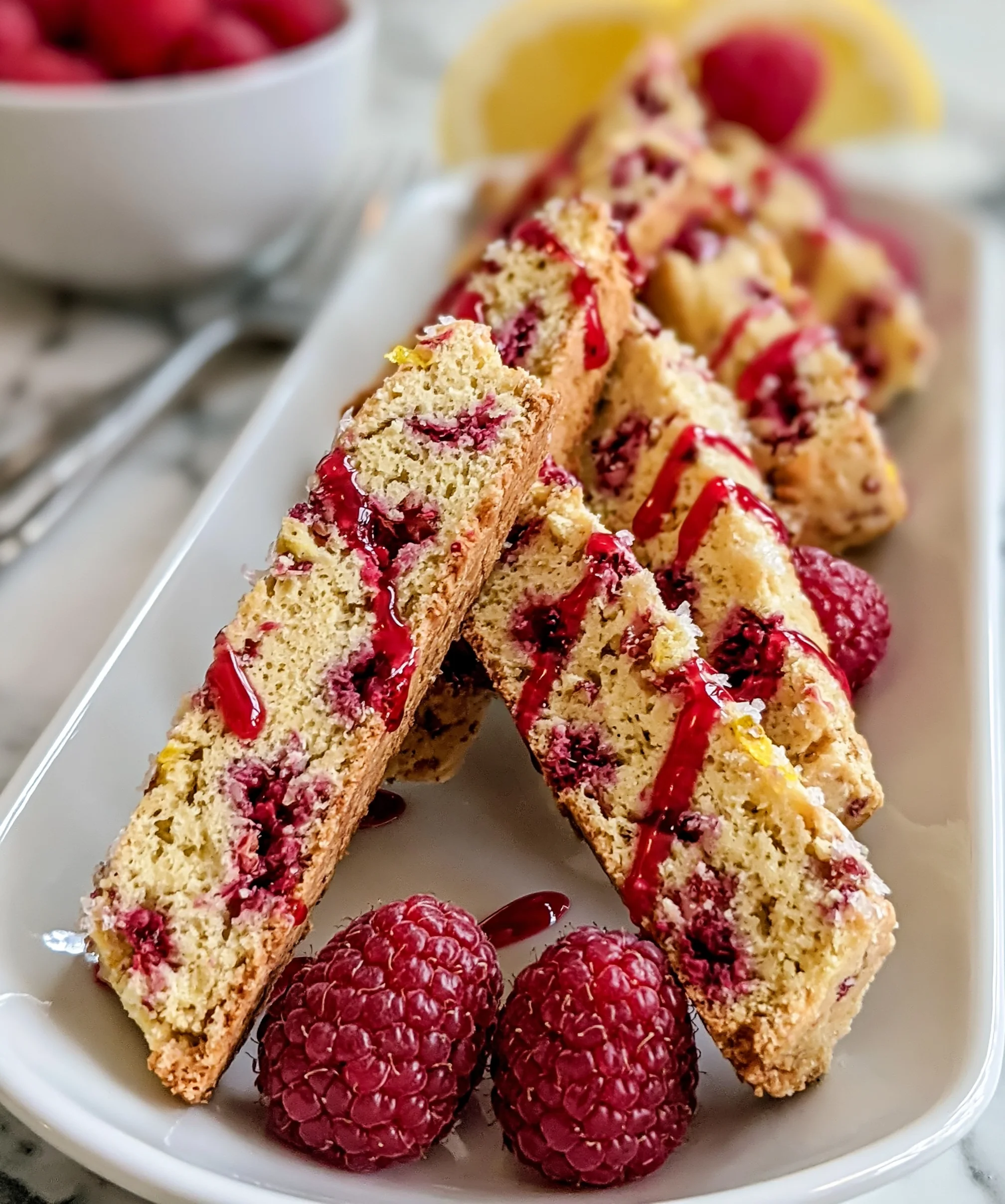 Raspberry Lemonade Biscotti – Crisp, Buttery & Bursting with Bright Citrus Flavor!