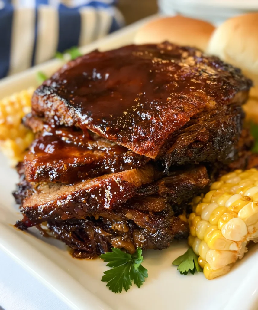 Slow Cooker Brisket – Tender, Juicy & Packed with Rich Smoky Flavor!