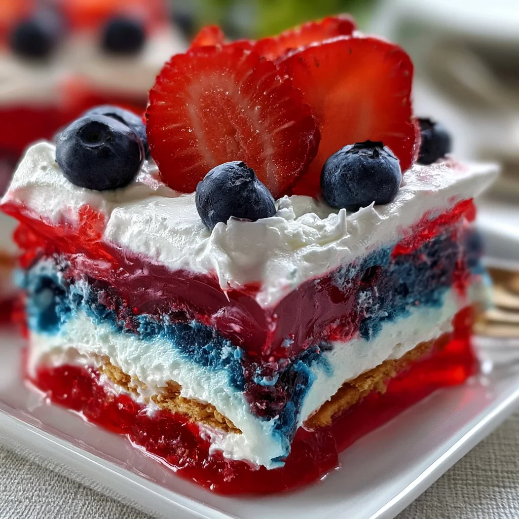 Patriotic Dessert Lasagna – Creamy, Colorful & Perfect for Summer Celebrations!