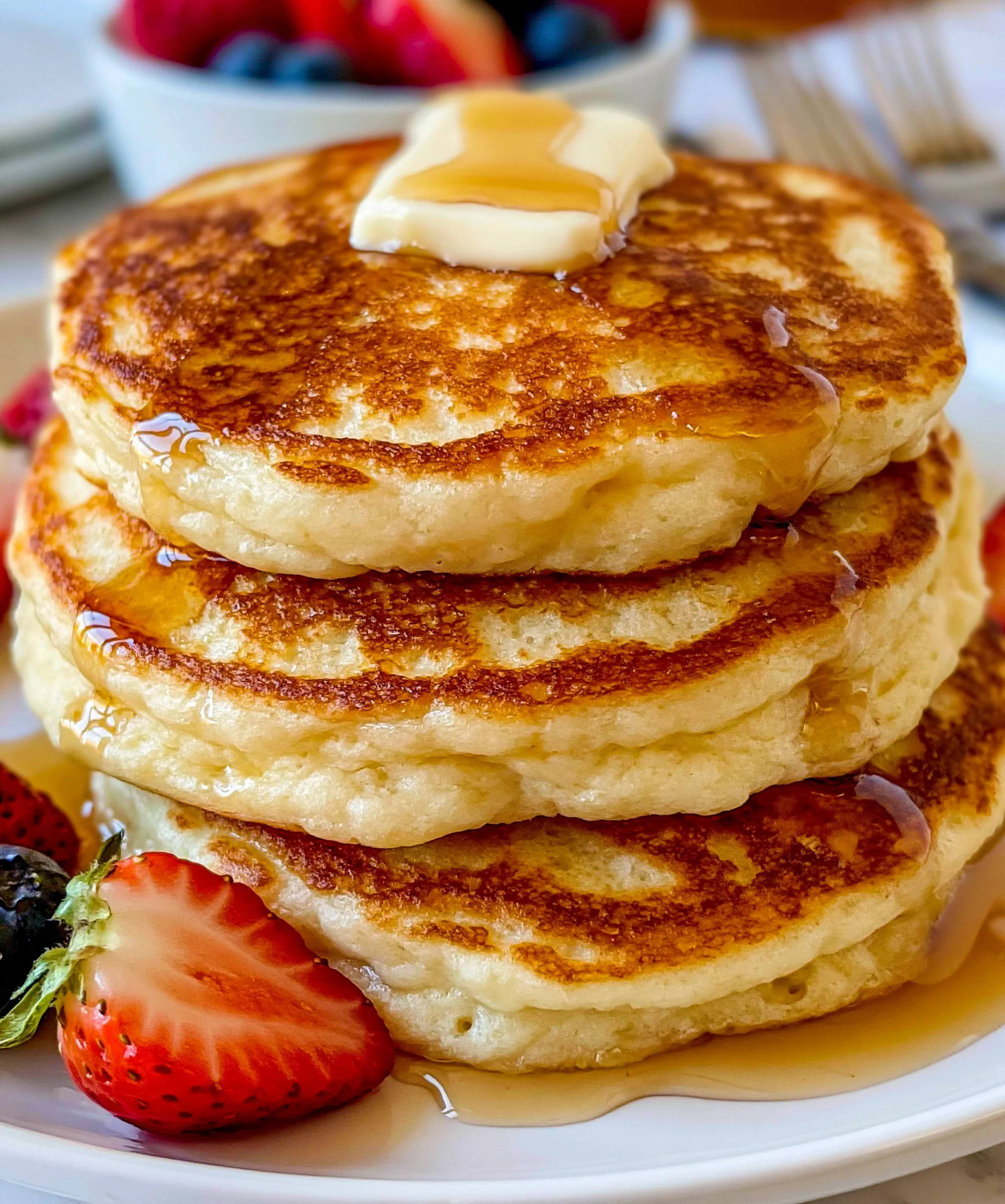 Buttermilk Pancakes – Fluffy, Buttery & Perfectly Golden Every Time!