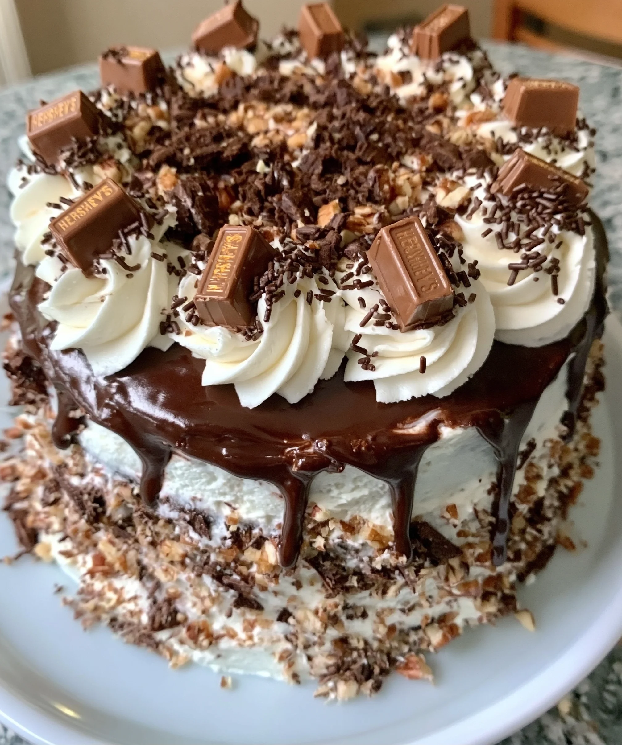 Hershey Bar Cake – Rich, Moist & Packed with Chocolate Lover’s Bliss!