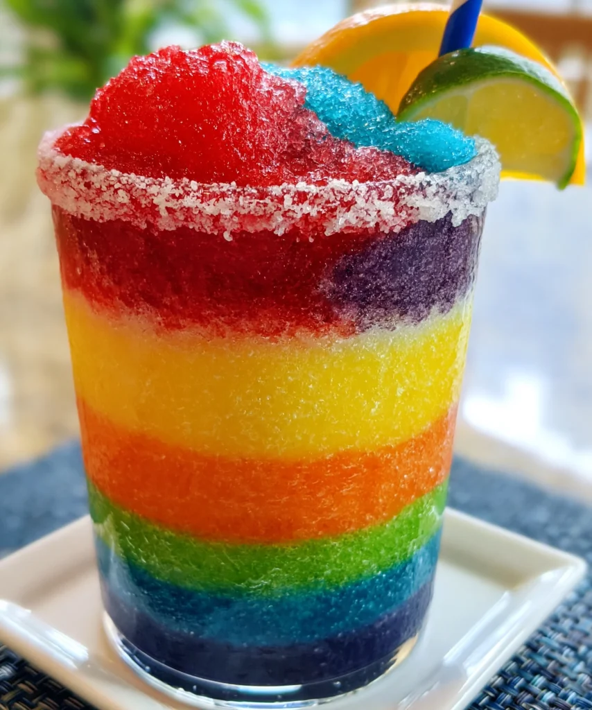 Rainbow Margarita – Colorful, Refreshing & Bursting with Tropical Flavor!