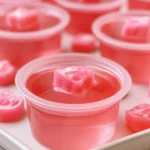 Pink Starburst Jell-O Shots – Sweet, Creamy & Bursting with Candy-Inspired Flavor!