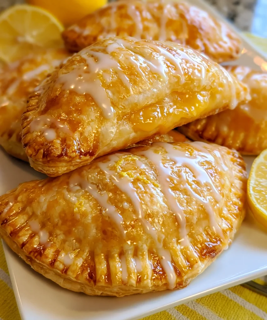 Lemon Hand Pies (Air Fryer or Baked) – Flaky, Tangy & Bursting with Citrus Goodness!