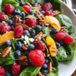 Berry Spinach Salad with Blueberries and Raspberries – Fresh, Colorful & Bursting with Sweet Berry