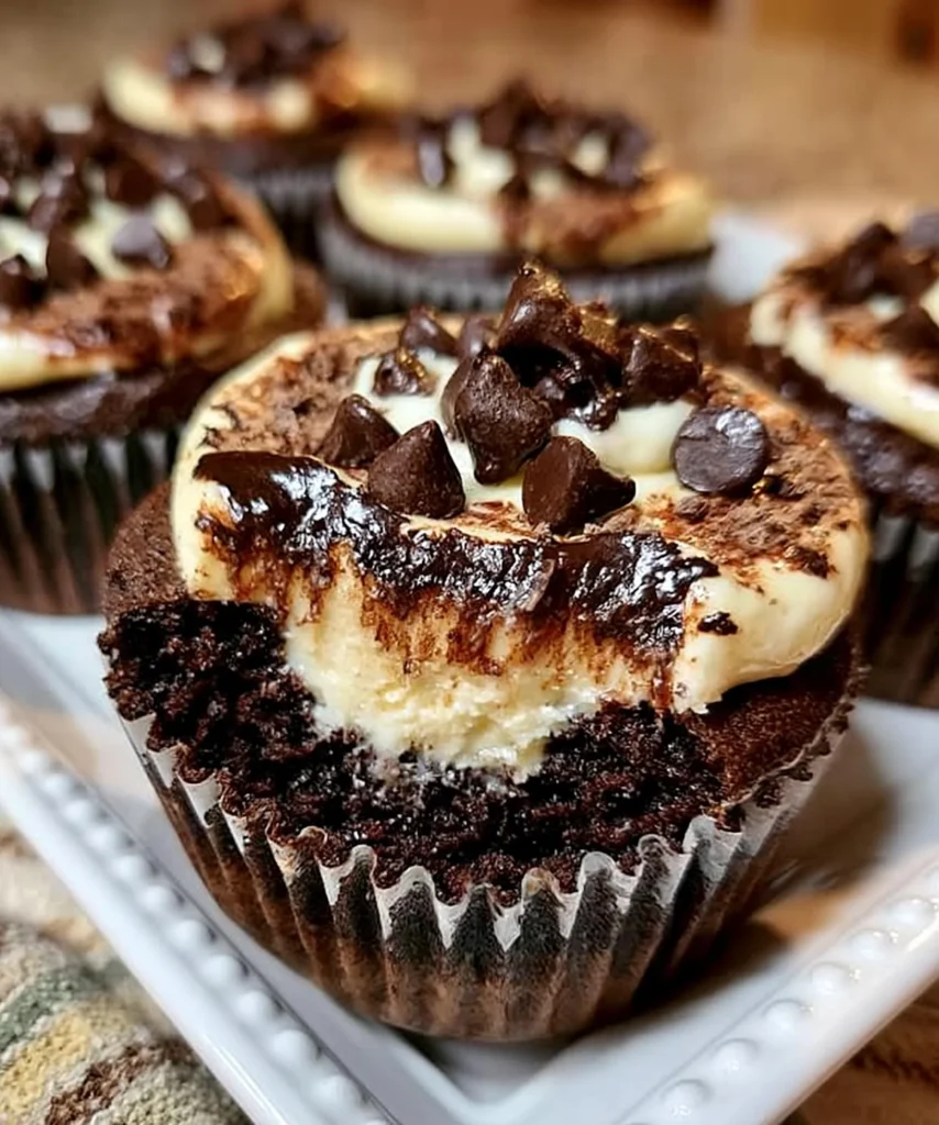 Black Bottom Cupcakes – Rich, Creamy & Loaded with Chocolate Cheesecake Goodness!