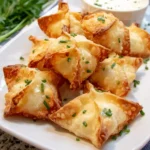 Air Fryer Pineapple Cream Cheese Wontons – Crispy, Creamy & Bursting with Tropical Sweetness!
