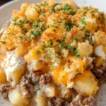 Ground Beef Casserole with Potatoes – Hearty, Cheesy & Packed with Comfort Food Flavor!